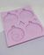 Molde de silicone Bolinhas de Natal desenhada na internet