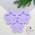 Molde Estrelas com 3 cavidades - 3cm - comprar online