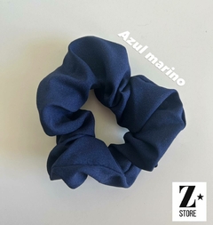 Scrunchie azul marino