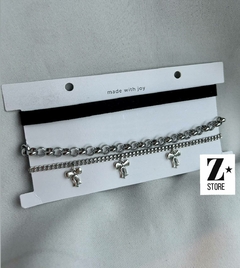 Set de tres chockers Luna en internet