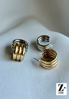 Aros Chunky Male Gold - tienda online