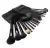 Set De Brochas Para Rostro Con Estuche 24 Brochas. NEGRO - comprar en línea