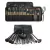 Set De Brochas Para Rostro Con Estuche 24 Brochas. NEGRO