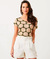 Blusa Em Viscose Com Manga
