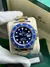Rolex Submariner Misto Azul 18k na caixa