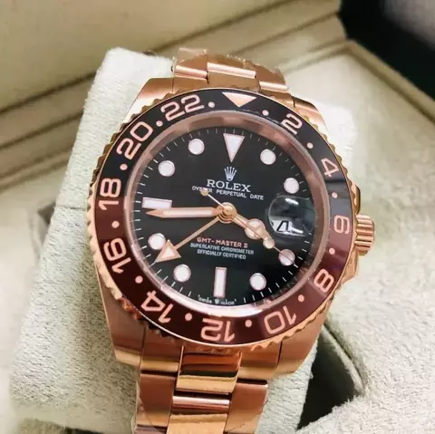 Rolex GMT master II Rose com caixa