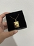 Colar com foto dourado pingente 2,5cm - Imperiium 