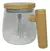 Copo Mixer De Vidro 400ml Caneca Café Com Agitador (cod.0068)