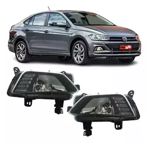 FAROL AUX VW POLO 18/ PTO S/LED LE