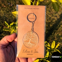 Chaveiro de Acrílico Transparente Para Lembrancinhas de Casamento Personalizadas - comprar online