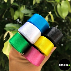 Medalha Personalizada de Acrílico Espelhado com Fita - Timber Decor