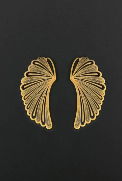 Black wings earrings - buy online