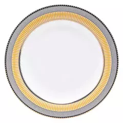 1 CJ C/06 PRATOS RASOS 28 CM - GOLD STAR