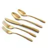 CONJUNTO DE TALHERES 30 PCS MADRID OURO MATTE