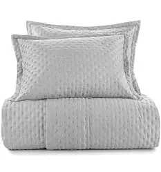 KIT 3 PC N. COLORS MICRO MATELASSE BUDDEMEYER 290 X 250 - CINZA