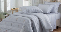 JOGO DE CAMA VIDA BELA ESTAMPADA BALLUNE SOLTEIRO