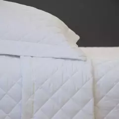 COLCHA TRAPUNTADA ONIX BRANCO KING