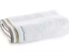 TOALHA ROSTO FELPUDO MONTELLO TRUSSARDI COR 1 BRANCO 48 X 80