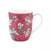 Set/2 Caneca Pequena Rosa - Flower Festival