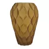 Vaso De Vidro Amarelo