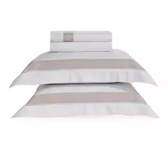 JOGO DE CAMA RIVUS BRANCO QUEEN TRUSSARDI 2,40 X 2,80