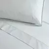 JOGO DE LENÇOL PERCAL 100% ALGODÃO STRIPES COM BARRADO VERDE QUEEN SCAVONE