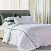 CAPA DUVET KING DEAUVILLE BR/VERDE 600 FIOS 2,90 X 2,60 - MUGUET