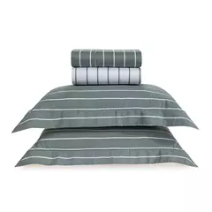 JOGO DE CAMA 4 PEÇAS SAGGIANO ESTAMPADO KING TRUSSARDI 2,40 X 2,80