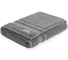 TOALHA BANHO FELPUDO LORENZI TRUSSARDI 70 X 140 CINZA
