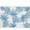 Jogo Americano Auguri Casa Foglia Branco c/ Bordado Azul 35X50cm