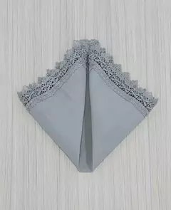 GUARDANAPO 45X45 CM CINZA