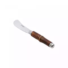 CJ 4 ESPATULAS ACO INOX C/CABO BAMBU