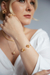 Bracelete Nó Duplo Ouro - comprar online