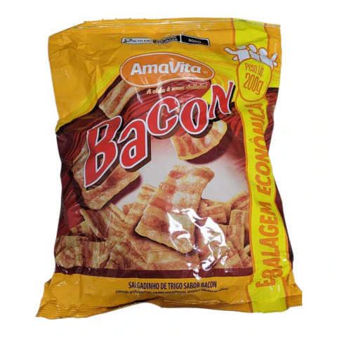 Salgadinho Bacon AmaVita 200g Tamanho Família - Aperitivo