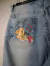 Calca jeans personalizada a mão Disney - comprar online