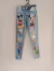 Calca jeans personalizada a mão Disney - Daia ART VEST
