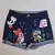 shorts jeans c/lycra escuro minnie e mickey adulto - Daia ART VEST