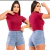 Shorts jeans adulto personalizado á mão na internet