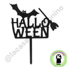 TOPPER HALLOWEEN PLASTICO 3D - La Casa del Mago NiNo