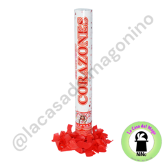 LANZA PAPELES 40 CM CORAZONES (LPI40C)