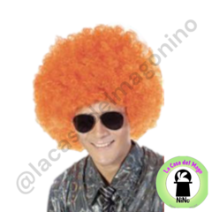 PELUCA SUPER AFRO NARANJA