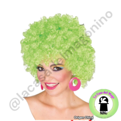 PELUCA SUPER AFRO VERDE