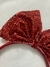 Tiara de laço Brilhoso Vermelho - comprar online