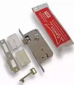 cerradura puerta placa