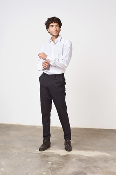 CAMISA MANGA LARGA BLANCA HOMBRE