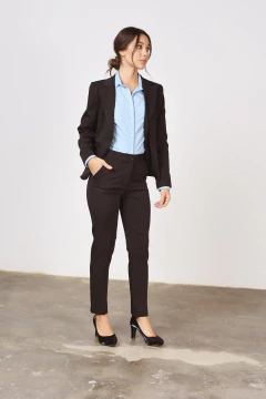 1 CAMISA CELESTE M/L + 1 PANTALÓN NEGRO + 1 BLAZER NEGRO - comprar online