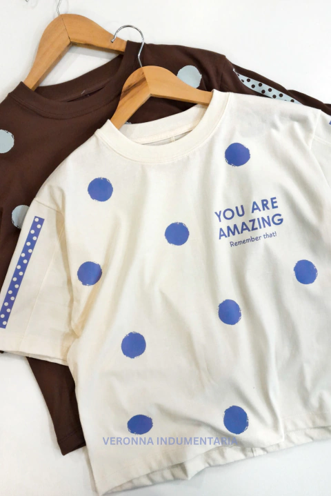 Remera Boxy #Amazing