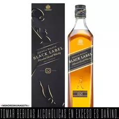 Whisky JOHNNIE WALKER Black Label Botella 750ml - comprar online