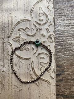 Pulsera mostacillas plateadas chicas en internet