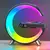 Caixa de Som Caxinha G-Speaker Luminária Bluetooth Inteligente Carregador Sem Fio Led Luz Rgb